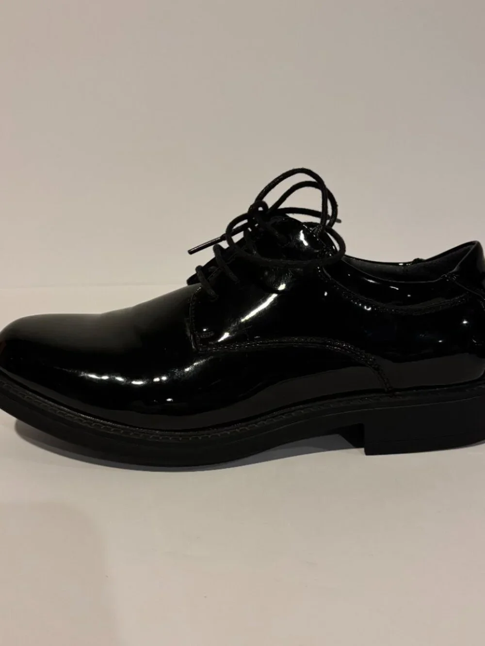 Bruno Marc Men's Patent Leather Tuxedo Oxford Dress Shoes - Black - Size 6.5